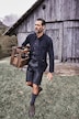 Chemise traditionnelle JP 1880, manches longues et col droit, coupe Modern Fit - jusqu'au 8 XL