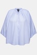 Blouse, decoratieve plooien, oversized, V-hals, vleermuismouwen