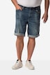 John F. Gee jeans-shorts, kontraster, 5 lommer, op til str. 74