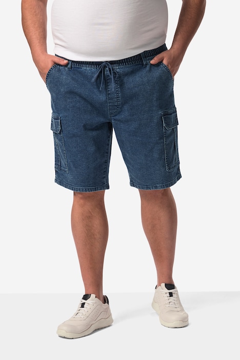 Men+ Jeans-Cargobermuda, bis 74