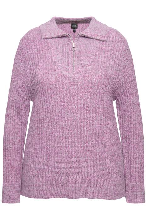 Troyer, stojáček, zip, dlouhé rukávy