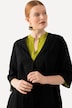 Jacke, A-Linie, offene Form, 3/4-Arm