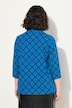 Shirt, gobletkraag, classic, V-hals, 3/4-mouwen