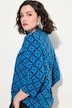 Shirt, gobletkraag, classic, V-hals, 3/4-mouwen