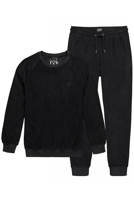 Pyžamo, břišní střih, termo materiál, tričko s dlouhými rukávy, do 8XL