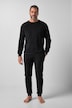JP 1880 pyjama, Buik-Fit, thermo-materiaal, shirt met lange mouwen, tot 8XL