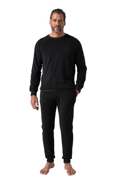 Pyžamo, břišní střih, termo materiál, tričko s dlouhými rukávy, do 8XL