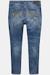 John F. Gee Jeans-bermuda, contrasten, 5-pocket, tot 72/36
