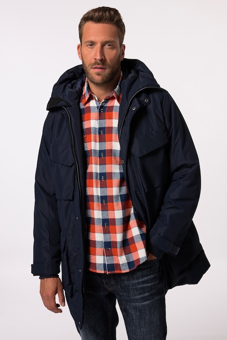 JP 1880 parka, capuchon, veel zakken, tot 7XL