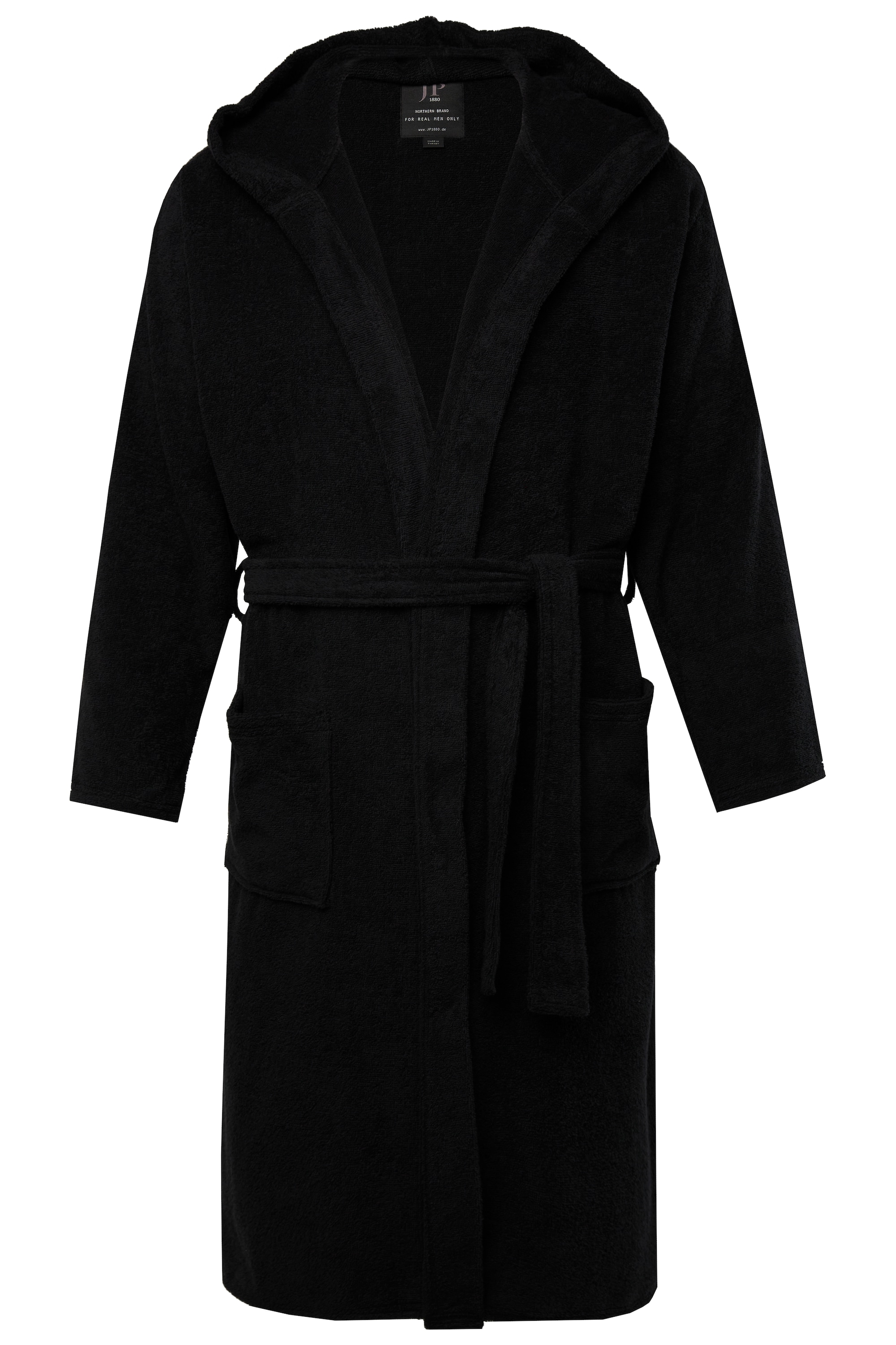 JP 1880 Herren große Größen Bademantel Homewear Frottee Kapuze 831167