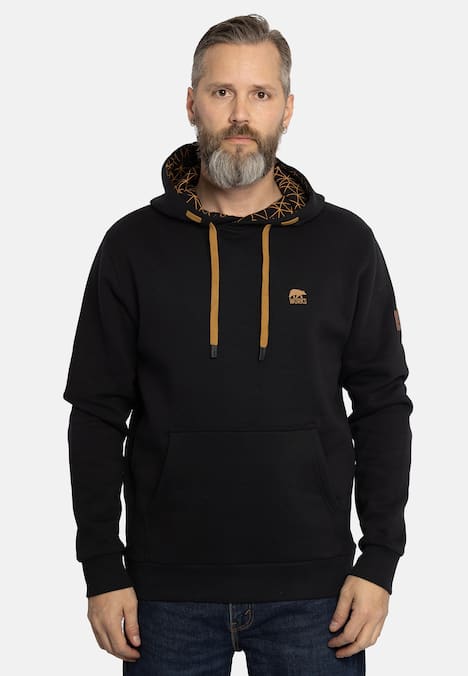 Hoodie mit kleinem Brustlogo