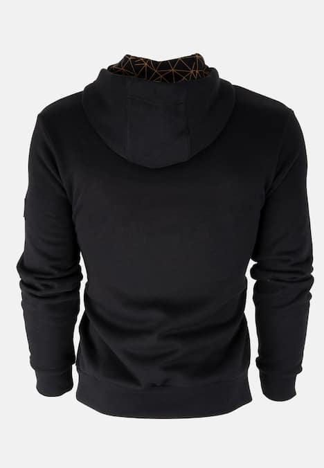 Hoodie mit kleinem Brustlogo