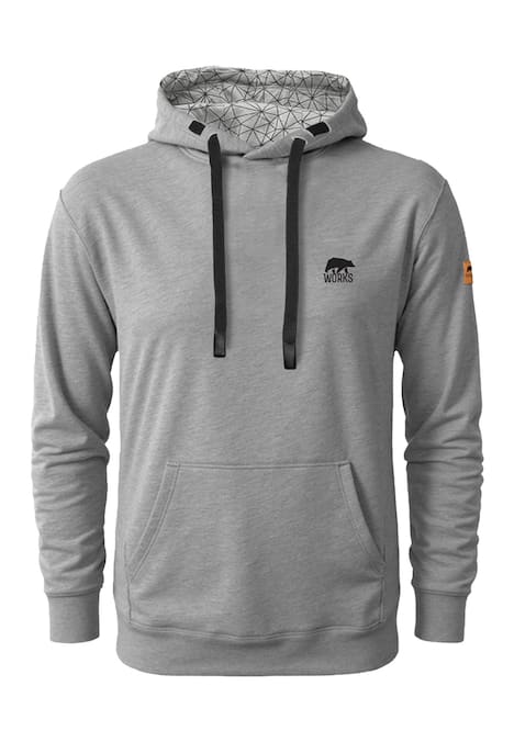 Hoodie mit kleinem Brustlogo