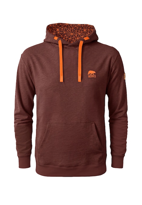 Hoodie mit kleinem Brustlogo