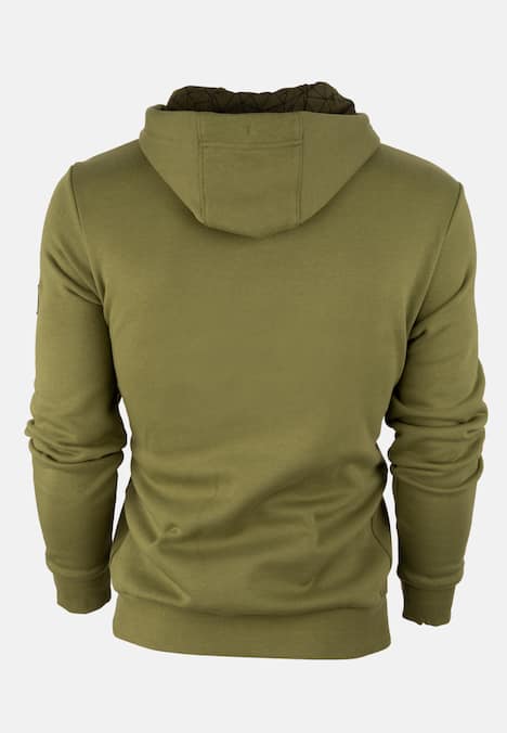 Hoodie mit kleinem Brustlogo