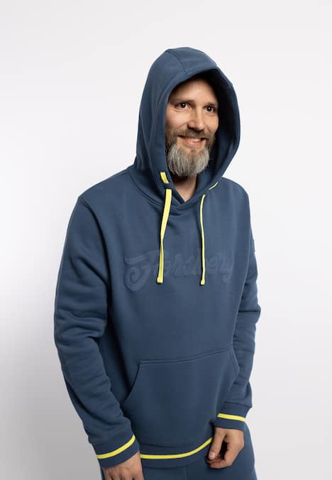 Hoodie mit Vintage Logo