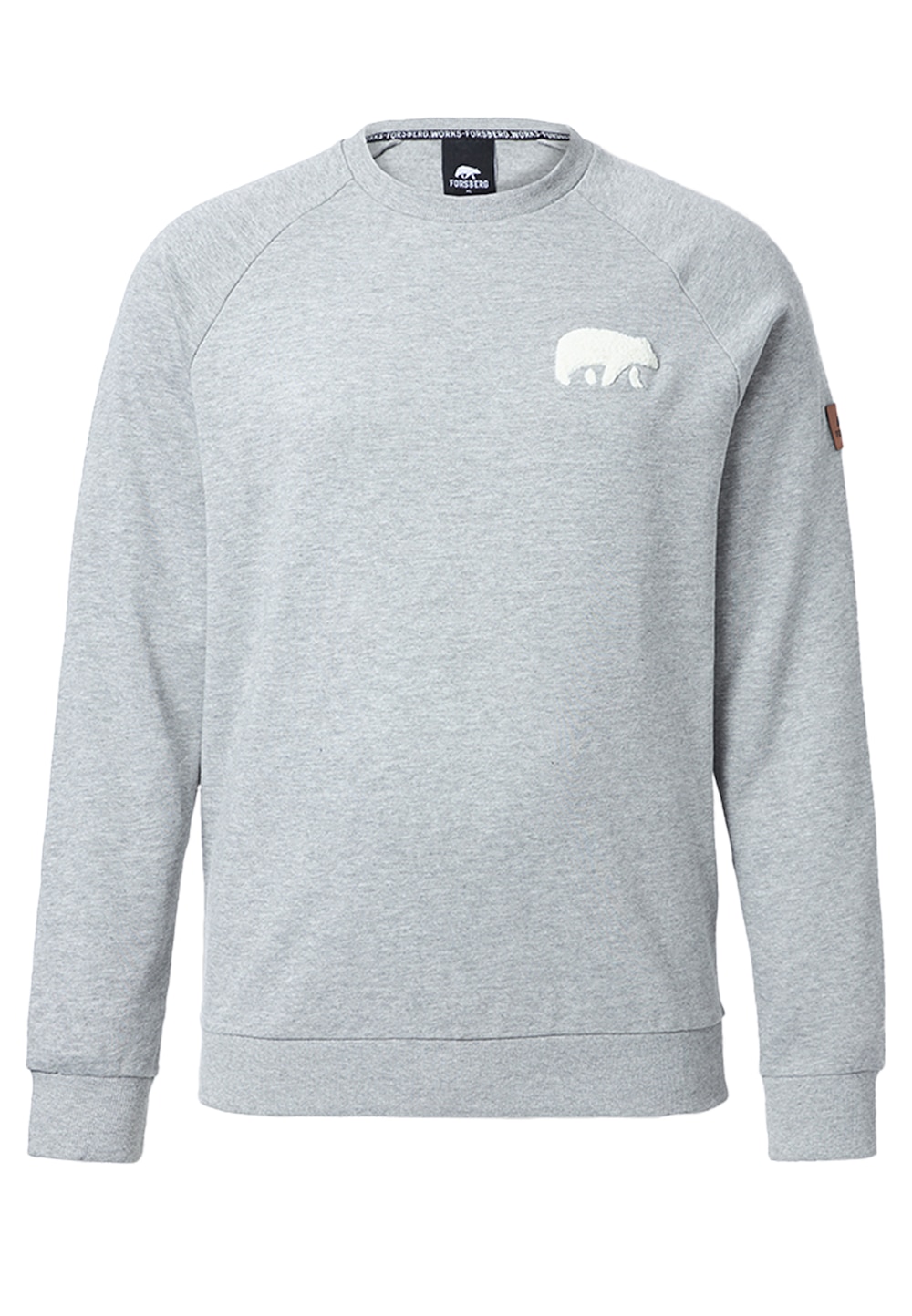 Sweatshirt mit Frottee Logo