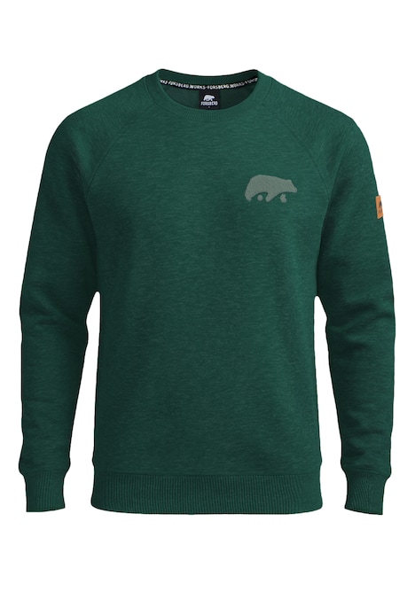 Sweatshirt mit Frottee Logo