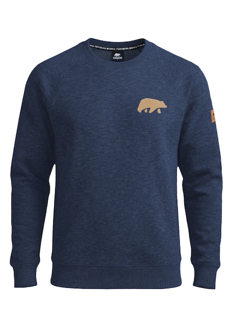Sweatshirt mit Frottee Logo