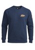 Sweatshirt mit Frottee Logo