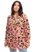 Košilová halenka, Boxy střih, barevný leopardí vzor, límeček, dlouhé rukávy