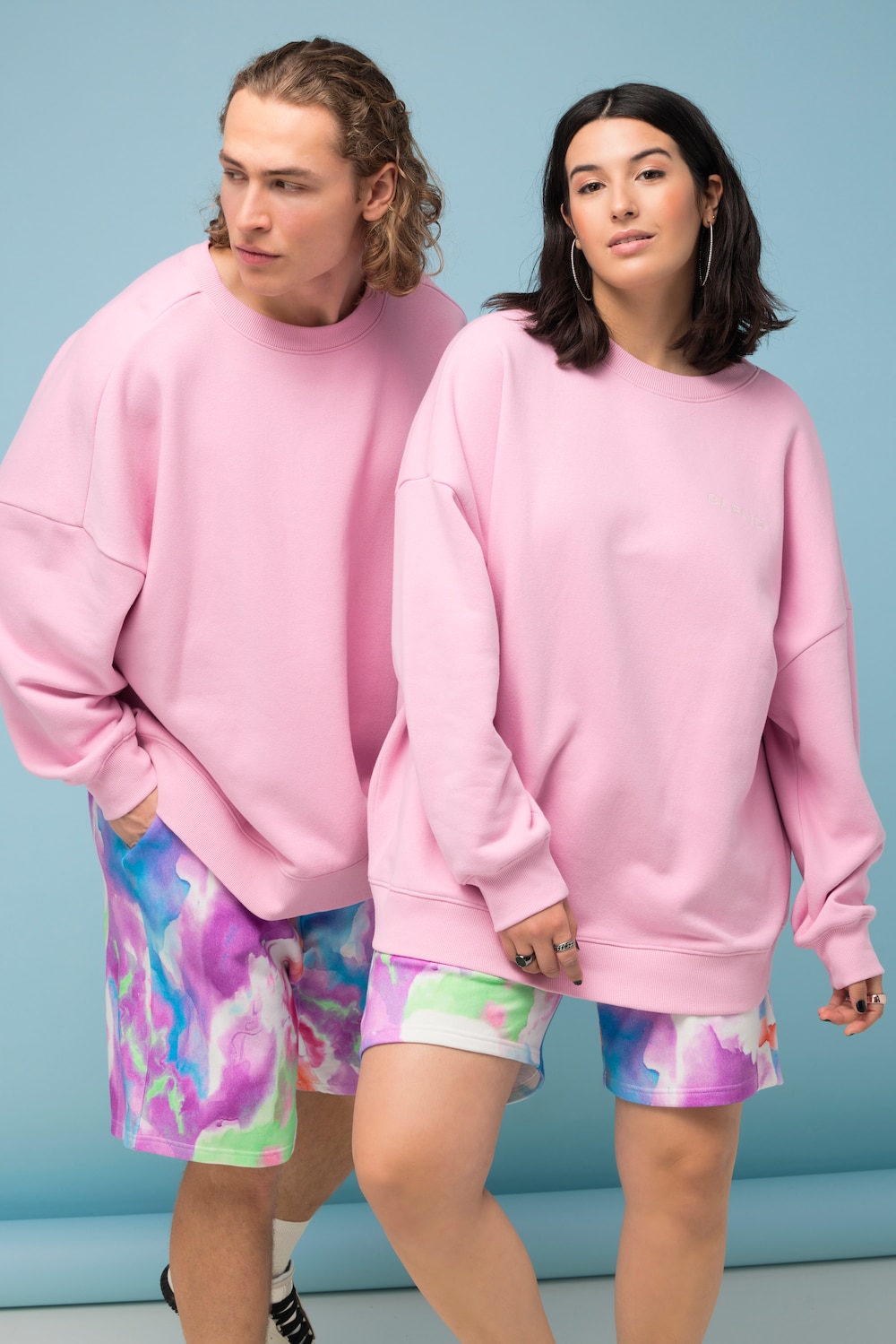 Große Größen Sweatshirt, Damen, rosa, Größe: S, Baumwolle/Polyester, Studio Untold