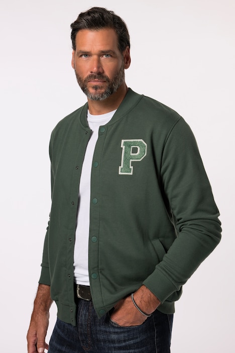 JP 1880 college-jas, sweatstof, tot 7XL