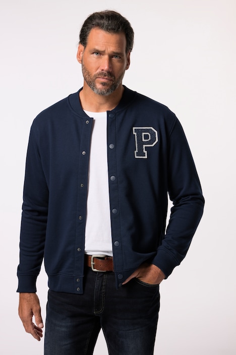 JP 1880 college-jas, sweatstof, tot 7XL