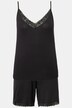 Pysjamas, kort todelt sett, blonde, topp, shorts