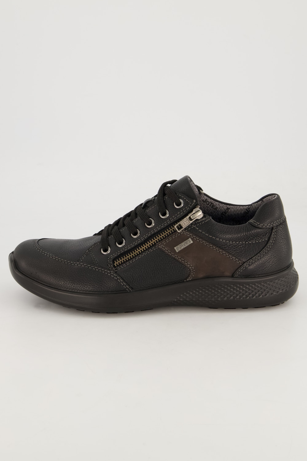 Grote Maten Lage schoenen, Heren, zwart, Maat: 43, Leer, JP1880