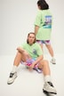 Oversized shirt, palmprints, ronde hals, halve mouwen, unisex