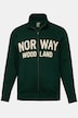 Veste en molleton JP 1880, col montant, imprimé - jusqu'au 8 XL