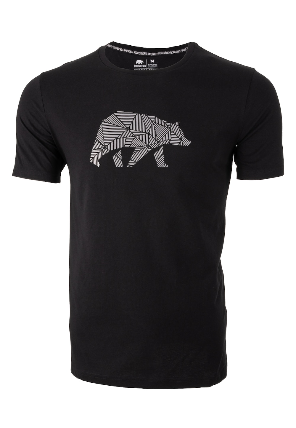 T-Shirt mit reflektierendem Brustlogo