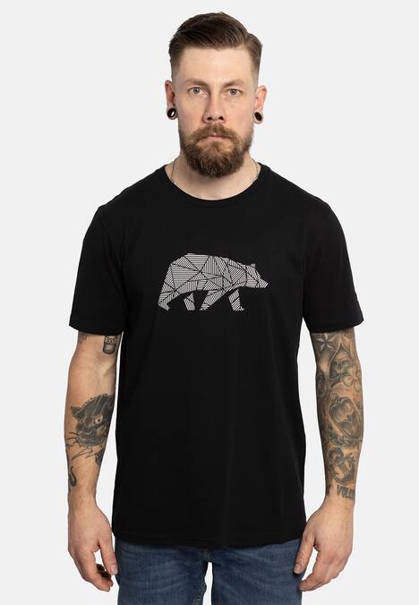 T-Shirt mit reflektierendem Brustlogo