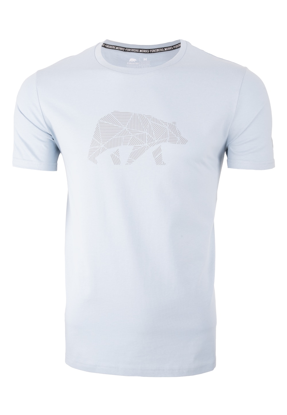 T-Shirt mit reflektierendem Brustlogo