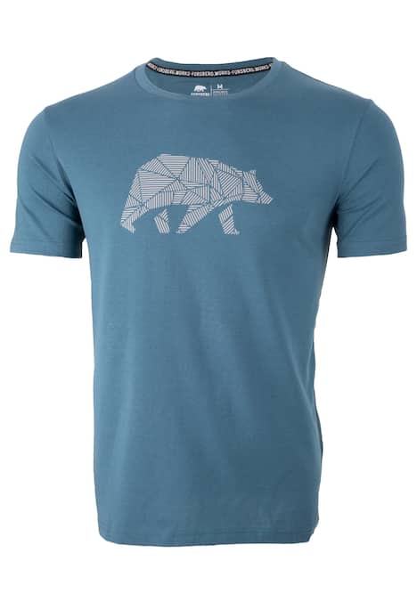 T-Shirt mit reflektierendem Brustlogo