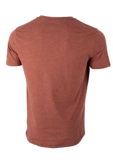 T-Shirt mit schwarzem Brustprint