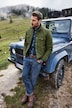 Chaqueta Trucker JP 1880, botones automáticos, muchos bolsillos, hasta la talla 7 XL