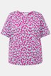 Oversize tričko, zvířecí potisk, kulatý výstřih, krátké rukávy