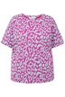 Oversize tričko, zvířecí potisk, kulatý výstřih, krátké rukávy