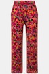 Jersey-Hose, gerades Bein, floraler Alloverdruck