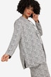 Kimono, zebraprint, åben form, vide, lange ærmer