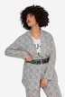 Kimono, zebraprint, åben form, vide, lange ærmer