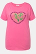 T-shirt, oversized, LOVE motief, halve mouw