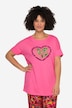 T-shirt, oversized, LOVE motief, halve mouw