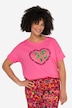 T-shirt, oversized, LOVE motief, halve mouw