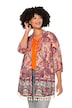Kimono, vzor, otevřený střih, široké 3/4 rukávy