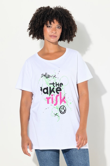 T-Shirt, Frauen-Motiv, Rundhals, Halbarm