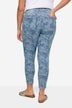 Jeans, smal passform, heldekkende trykk, 5-lommer