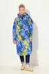 Unisex Print Rain Cape Hood